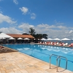 Área da piscina do Iate Clube IV