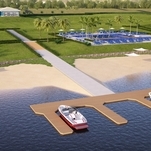 Projeção em 3D (a imagem pode ter pequenas alterações quando comparada com a obra concluída).