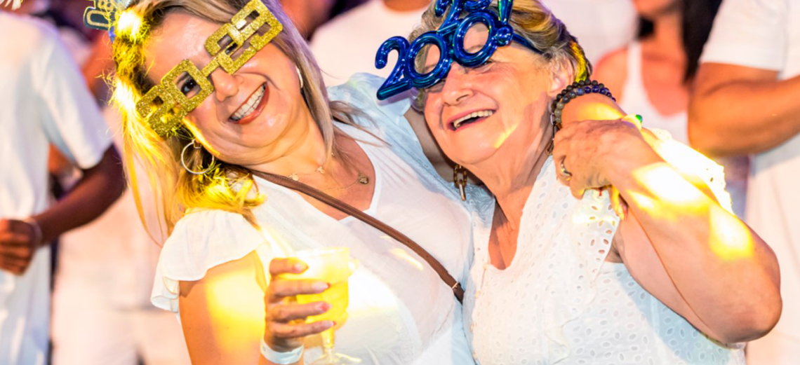 Feliz ano novo! Confira como foi a Festa de Réveillon do Santa Bárbara
