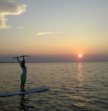 Yoga stand up paddle