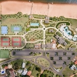 Vista aérea do Iate Clube XIII (Riviera XIII)