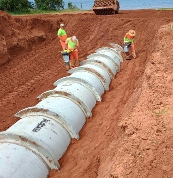 Riviera I começa a receber obras de pavimentação